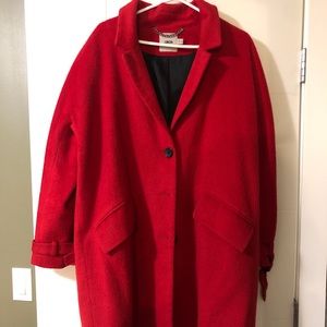ASOS Red Dress Coat